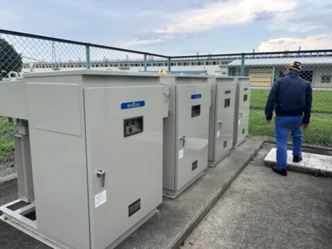 高圧コンデンサー取替工事