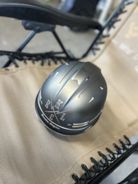 ヘルメットきたー